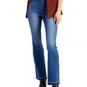Women's High Rise Pull-On Flare Jeans, Created for Macy's